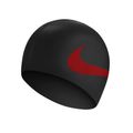 Nike BIG SWOOSH Badekappe schwarz/rot NESS5173-173
