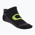 Tennissocken Evoq Ankle graphit/schwarz/gelb 4