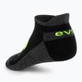 Tennissocken Evoq Ankle graphit/schwarz/gelb 2