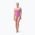 Einteiliger Schwimmanzug Speedo Solid Vback kiki pink 6