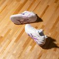 Mizuno Wav Stealth Neo 2 Handballschuh weiß / navy Pfingstrose / Pfirsich Parfait 13