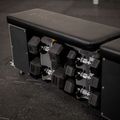 Set TREXO Hantelbank Storage + Hex-Hanteln schwarz 7