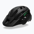 Kinder-Fahrradhelm Giro Fixture II MIPS matte black/vivid green