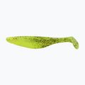 Relax Hoof 5 Laminierter Gummiköder 3 Stück chartreuse-gold schwarz glitter silk BLS5-L