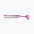 Relax Kingshad 3 Laminierter Gummiköder 4 Stück lila-hologramm glitter weiß perle KS3