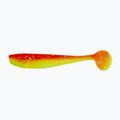 Relax Kingshad 3 Laminierter Gummiköder 4 Stück orange-silberne Glitzerseide KS3