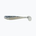 Relax Kingshad 3 Laminierter Gummiköder 4 Stück blau pearl klar-schwarz blau glitter KS3