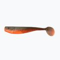 Relax Kingshad 4 Laminierte Gummiköder 4 Stück oliv-schwarz glitter orange KS4