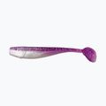 Relax Kingshad 5 Laminierter Gummiköder 3 Stück lila-hologramm glitter weiß perle KS5