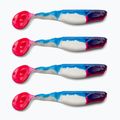 Gummiköder Relax Terminator 3 Red Tail 4 Stück weiß blau RT3-S