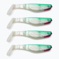 Gummiköder Relax Terminator 3 Standard 4 Stück grün weiß pearl RT3-S