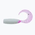 Relax Twister Gummiköder VR1 Standard 8 Stück weiß rosa-silber glitzernd VR1-TS