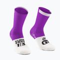 ASSOS GT C2 Radsocken lila und weiß P13.60.700.4B 4