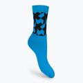 ASSOS Monogram blaue Fahrradsocken P13.60.695.2L