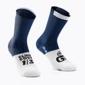 Fahrradsocken ASSOS GT C2 blau-weiß P13.6.7.2A.