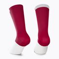 Fahrradsocken ASSOS GT C2 rot-weiß P13.6.7.4M. 2