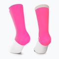 Fahrradsocken ASSOS GT C2 rosa-weiß P13.6.7.41. 2