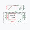 Coleman Laramie 3-Personen-Campingzelt grün 2000035207 3