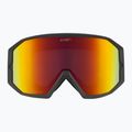 Skibrille Cairn Frost Pure mat black red 2