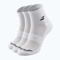 Socken Babolat Quarter 3 Pack white/white
