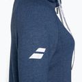 Damen Tennis Sweatshirt Babolat Übung Hood Kombi blau heather 4