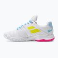 Babolat Damen Tennisschuhe 21 Jet Mach 3 Clay weiß/Schwefel Frühling 10