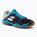 Herren Badmintonschuhe BABOLAT 22 Shadow Team schwarz-blau 30F2105