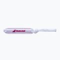 Handgelenkband Babolat Wrist Strap Padel white/ pink 2