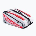 Paddel-Tasche Babolat RH Pro Padel Juan Lebron 62 l white/ silver/ red 2