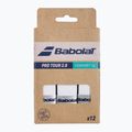 Griffband für Tennisschläger Babolat Pro Tour 2.0 12 Stk. white