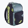 Tennisrucksack Babolat Pure Aero 40 l metallic grey/black/fluo yellow