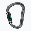 Kletterkarabiner Petzl William Ball-Lock graphitfarben