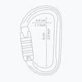 Petzl Am'D Triact-Lock Karabinerhaken gold M34A TLY 2