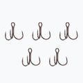 VMC Strong Inline Treble Triple 7548BN 5 Stück Angeln Anker schwarz AVM350402