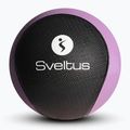 Sveltus Medizinball Gummi 5 kg violett/ schwarz