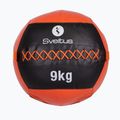 Sveltus Wall Ball 9 kg schwarz/rot