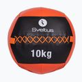 Sveltus Wall Ball 10 kg schwarz/rot
