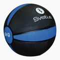 Sveltus Medizinball 4 kg schwarz/blau