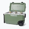 Igloo Ecocool Latitude 90 Qt Roller 85 l vintage grüner Touring-Kühlschrank 8