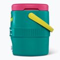 Igloo Retro Barrel Of Fun 2 Gallon 7,6 Liter dunkles Jade/Bold Magenta/Livewire Yellow Wassertank 5