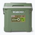 Igloo Ecocool Latitude 30 eco grau/vintage grün/schwarzer Touring-Kühlschrank 5