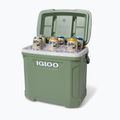 Igloo Ecocool Latitude 30 eco grau/vintage grün/schwarzer Touring-Kühlschrank 6