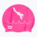 Kinderschwimmkappe arena Kun Cap rosa 91552/24