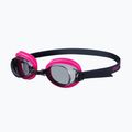 Kinder-Schwimmbrille arena Bubble 3 Junior black/smoke/fuchsia