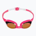 Schwimmbrille Kinder arena Spider JR Mirror white/pink/fuchsia 2