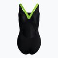 Einteiliger Badeanzug Damen arena Shadow One Piece schwarz-grün 88/56 2