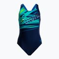 Einteiliger Badeanzug Kinder arena Phenix One Piece dunkelblau 14/78