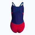 Einteiliger Badeanzug Damen arena Team Stripe Super Fly Back One Piece rot-blau 1195/477 2