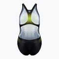 Einteiliger Badeanzug Damen arena One Placed Print One Piece schwarz-gelb 1191 2