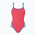 Einteiliger Badeanzug Damen arena Team Stripe Super Fly Back One Piece rot-blau 1195/477 5
